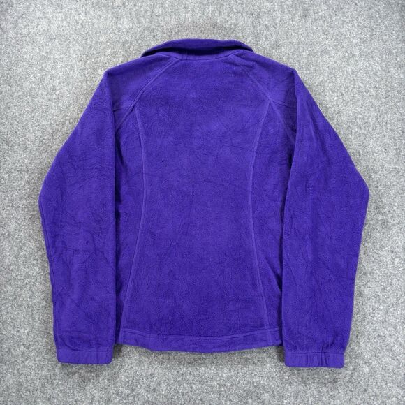 Columbia Benton Springs Fleece Jacket Women’s Medium Purple Full Zip WL6439 - Picture 7 of 9